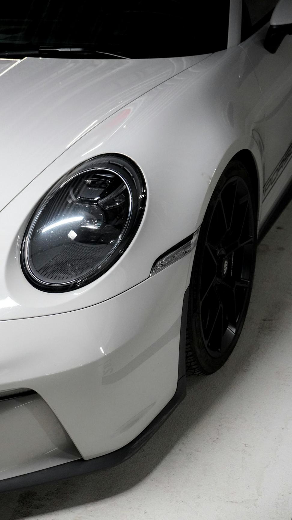 Porsche 911 paint correction before